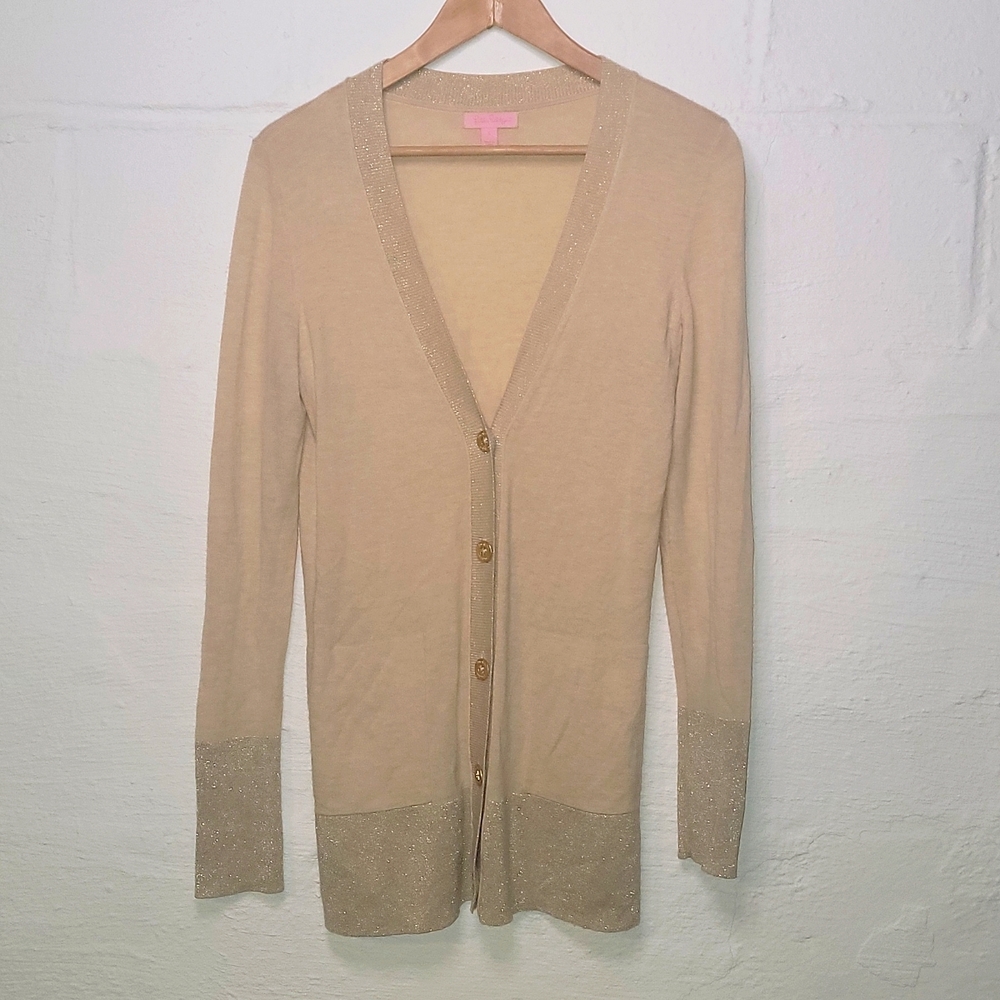 Lilly Pulitzer Heidi Lightweight Cardigan Sz S